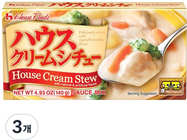 House 好侍 奶油燉湯, 140g, 3個