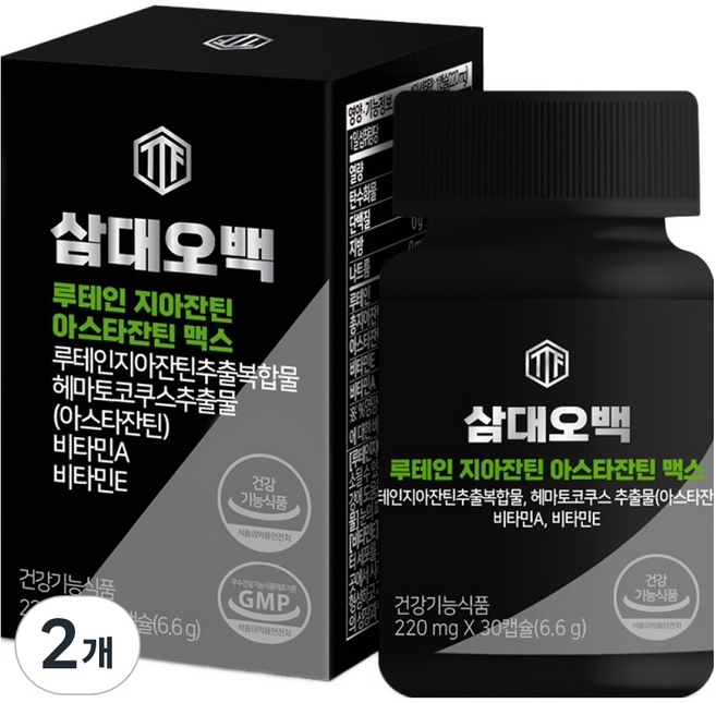 삼대오백 DSM 루테인 지아잔틴 아스타잔틴 맥스 3중기능성 30p, 6.6g, 2개