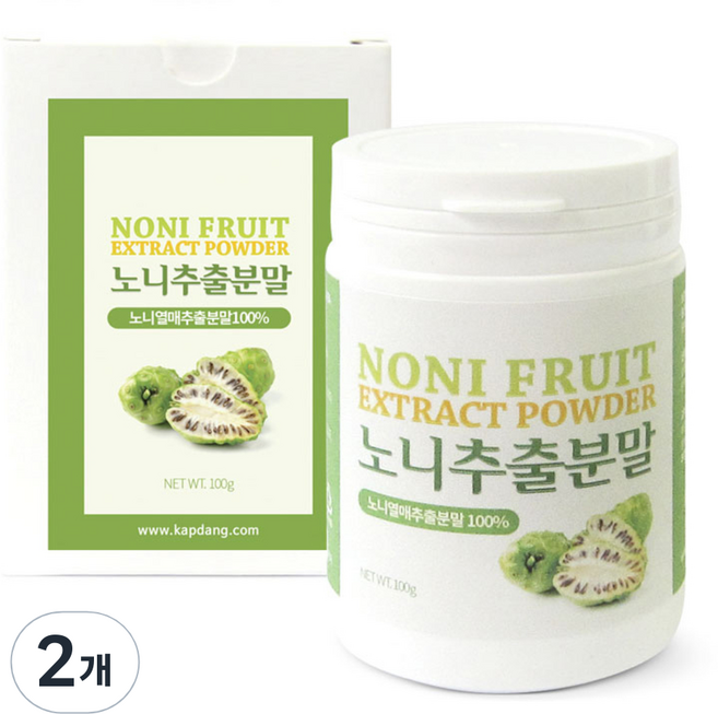 갑당약초 노니추출분말, 2개, 100g