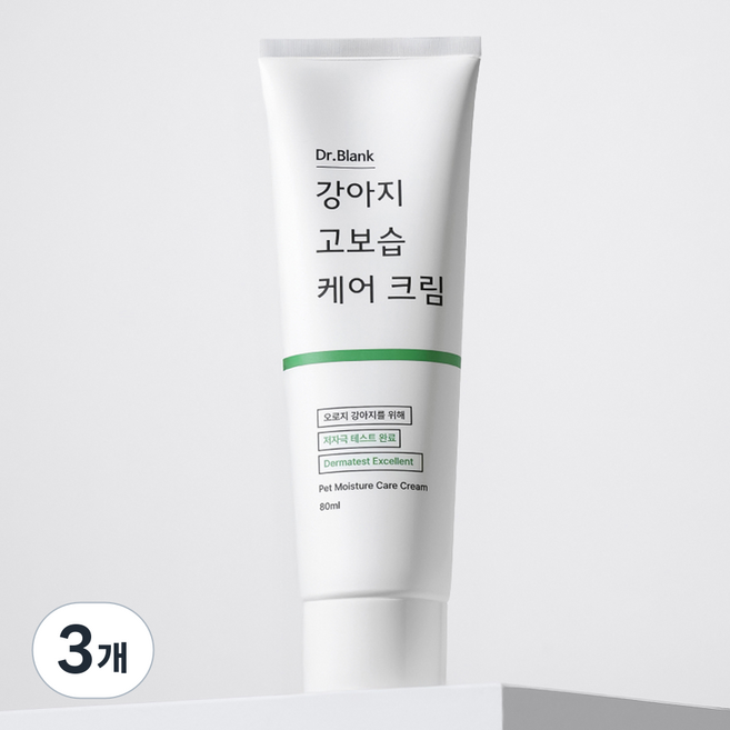 닥터블랭크 강아지 고보습 케어 크림, 80ml, 3개