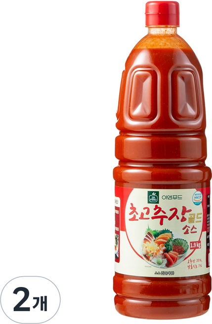 EN FOOD 醋辣椒醬, 1.9kg, 2個