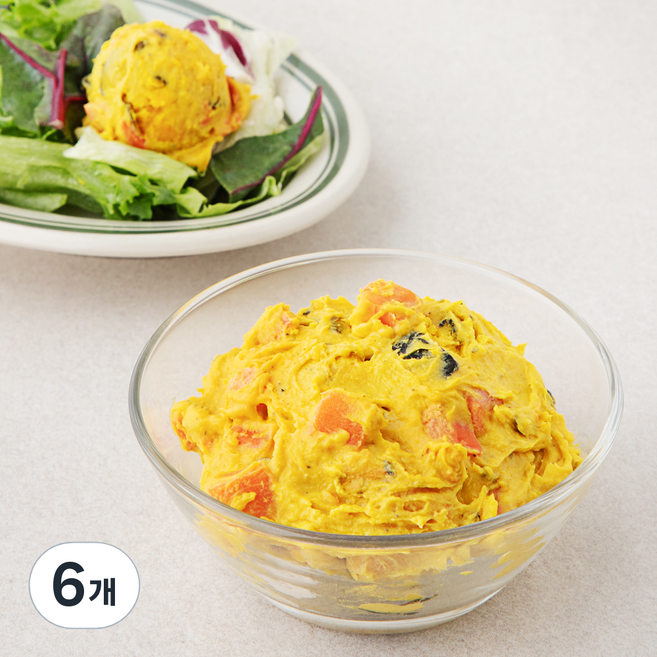 비셰프 단호박샐러드, 1kg, 6개