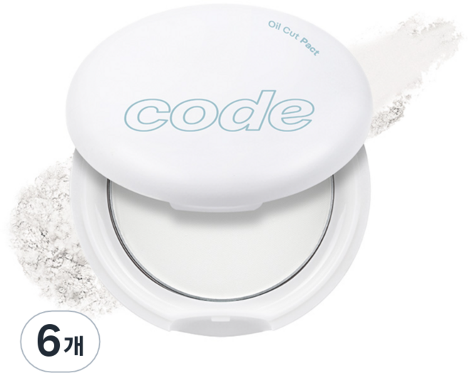 코드글로컬러 오일컷 팩트 8g, 6개