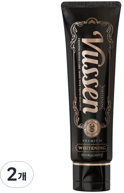 뷰센 30 치아 미백제 치약, 2개, 80g - 쿠팡
