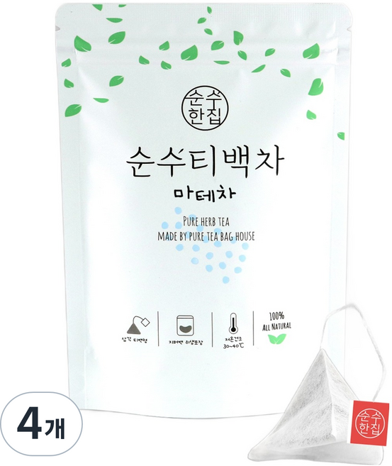 Sunsuhouse 瑪黛茶茶包, 1g, 10入, 4個