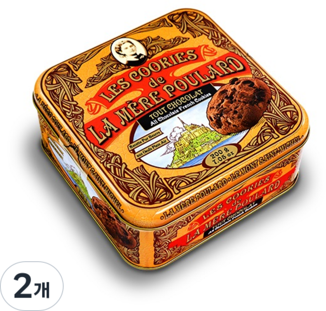 라메르폴라르 초콜릿 쿠키 틴, 2개, 200g