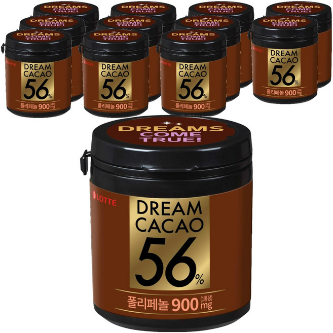 롯데웰푸드 드림카카오 56%, 12개, 86g