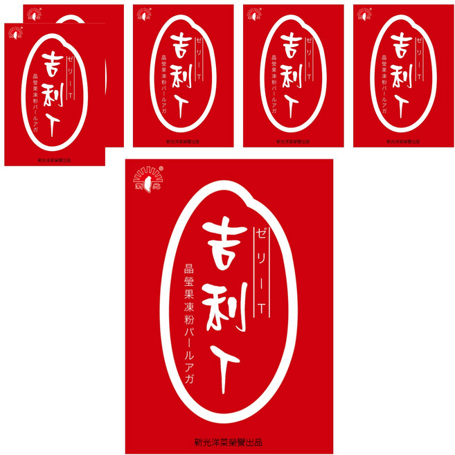新光洋菜 吉利T 果凍粉, 200g, 6盒