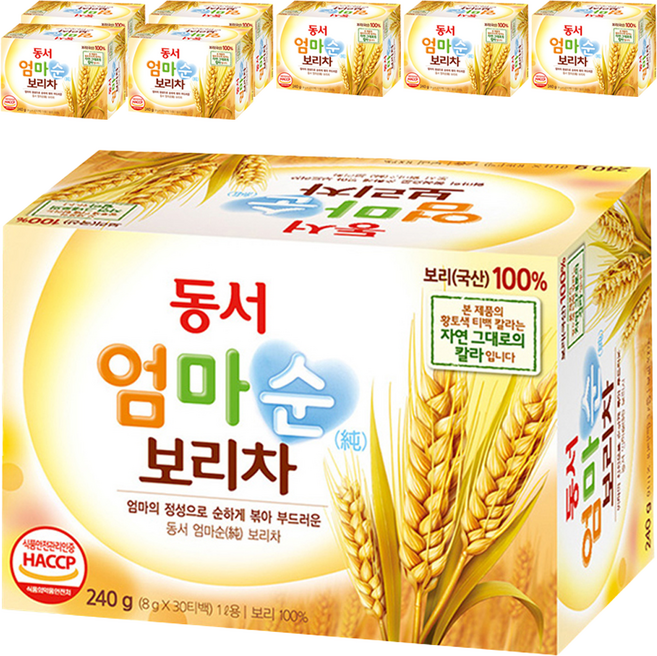 동서 엄마순 보리차, 8g, 30개입, 8개
