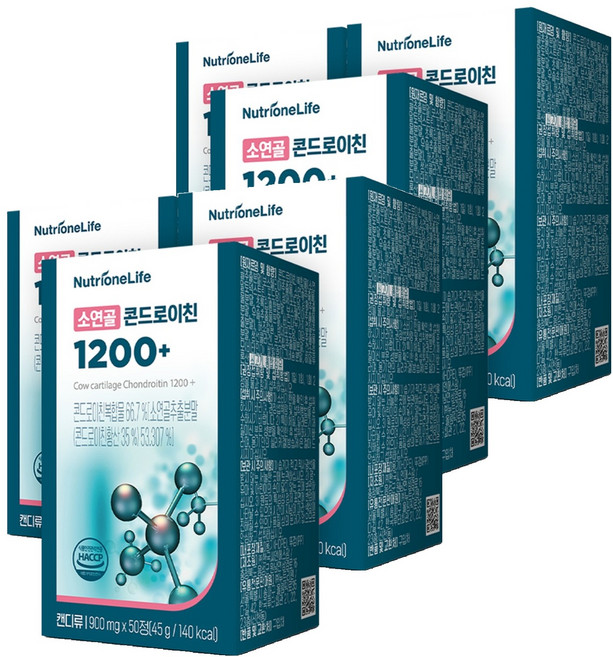 뉴트리원 소연골 콘드로이친 1200플러스, 50정, 6개