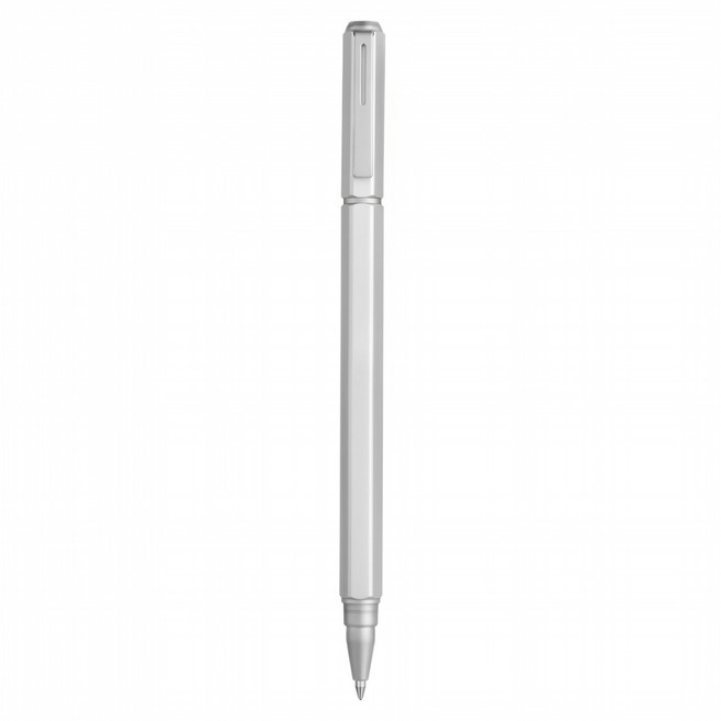 Pentel 飛龍文具 ENERGEL 六角極速鋼珠筆 BLP665Z-AT, 冷銀色, 1支