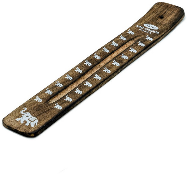 나그참파코리아 망고우드 인센스 홀더, 브라운, 1개