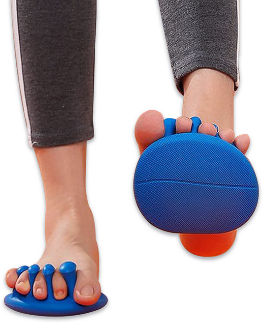 휴다온 오다리 운동 바른자세 슬리퍼, 1세트, 블루