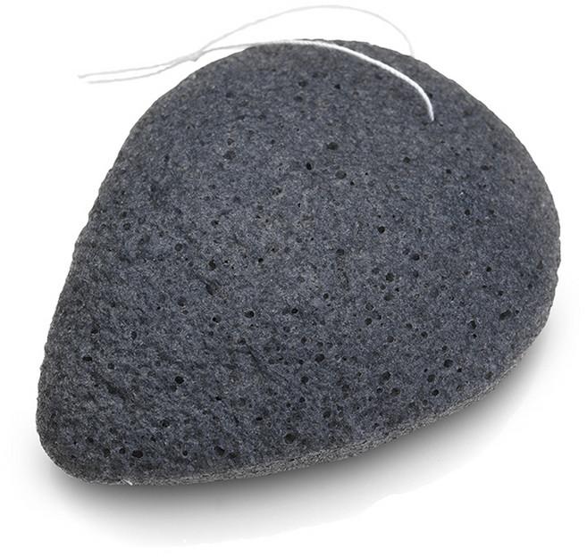 더페이스샵 데일리 뷰티툴즈 숯곤약 클렌징 퍼프, 1개