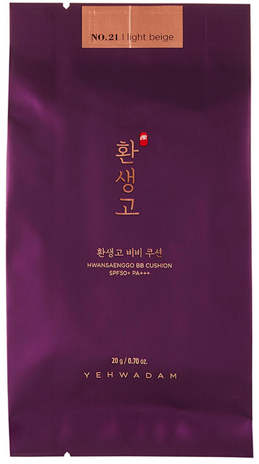더페이스샵 예화담 환생고 비비쿠션 SPF50+ PA+++ 20g 리필, 21호 라이트 베이지, 1개