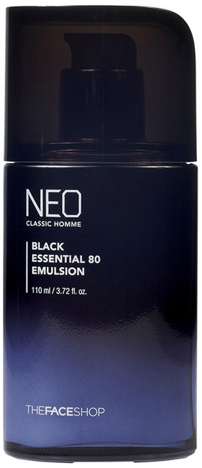 더페이스샵 네오 클래식 옴므 블랙 에센셜 80 에멀젼, 110ml, 1개