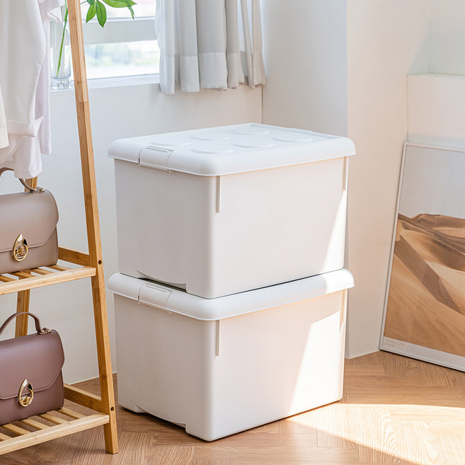 프랑코홈 리빙박스, 화이트, 2개