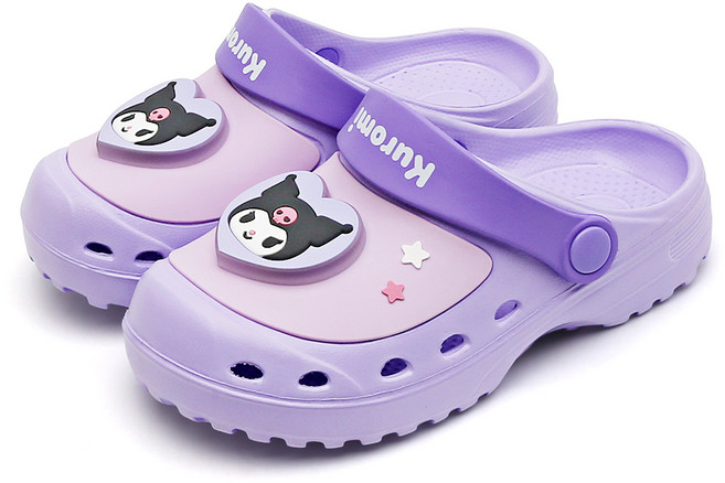 Sanrio 三麗鷗 兒童CH庫洛米愛心涼鞋