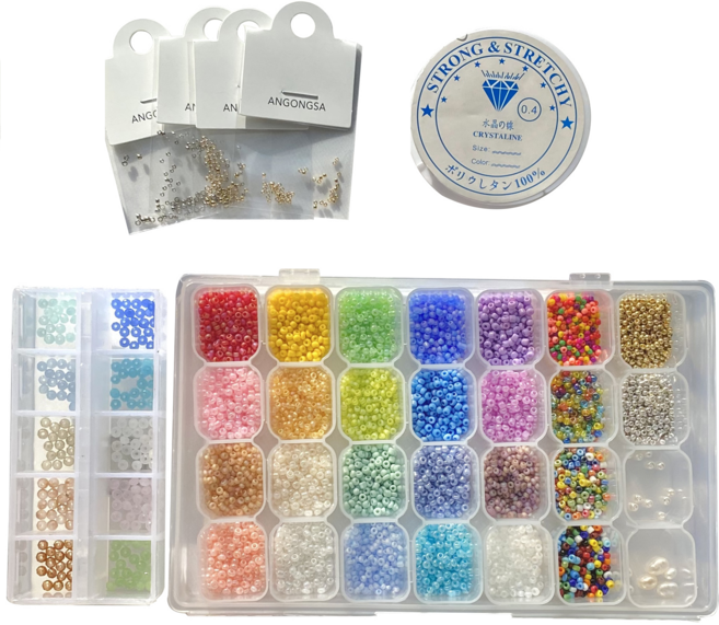Angongsa THE BEADS 串珠工藝 DIY套組, 選項B, 1套