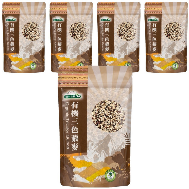 統一生機 有機三色藜麥, 300g, 5包