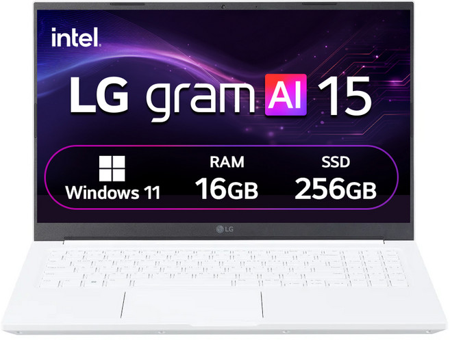 LG전자 2026 그램 AI 15 코어Ultra5, 15Z90U-GS5CK, 256GB, 16GB, WIN11 Home