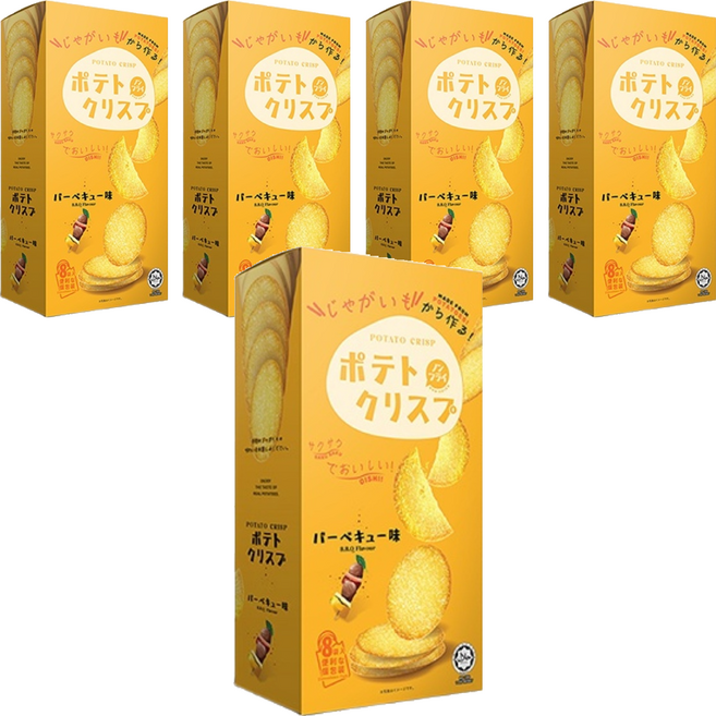 Win2 日本版 馬鈴薯脆餅 燒烤味, 160g, 5盒