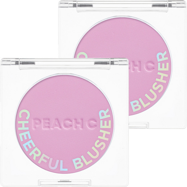 PEACH C Cheerful腮紅 4g, 05 Mulberryful, 2個