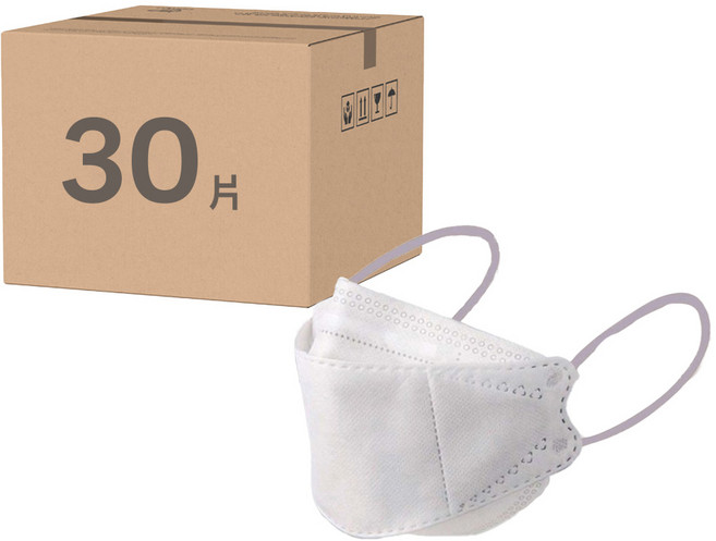 CHACER 佳和口罩 成人4D立體醫用口罩, 迷霧紫白, 10片, 3包