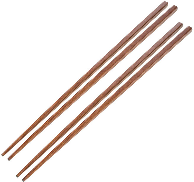 허밍쉐프 장미목 튀김젓가락, 2개