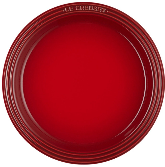 LE CREUSET 瓷器新采和風系列 圓盤, 櫻桃紅, 1個