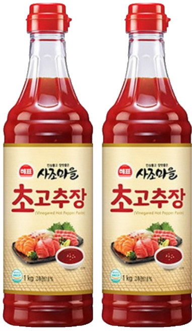해표 사조마을 초고추장, 1kg, 2개