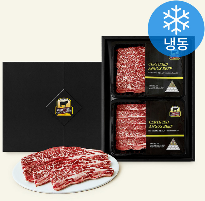 미국산 CAB 인증 LA식 꽃갈비 (냉동), 2kg, 1개