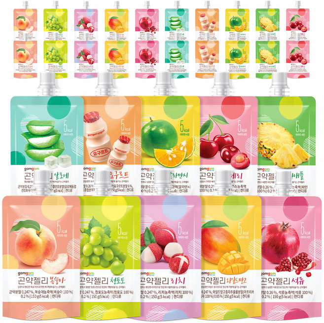 곰곰 곤약젤리 버라이어티 패키지 30개입, 1개, 4.5kg