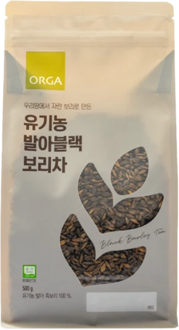 올가홀푸드 유기농 발아 블랙 보리차, 500g, 1개