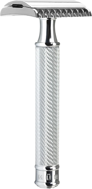 MUHLE 雙面刮鬍刀 R41 - 德國製經典 安全舒適 打造光滑肌膚, 1入, 1支