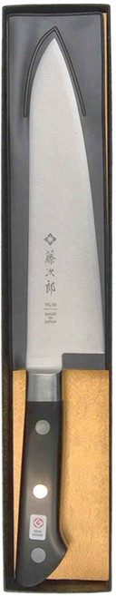 TOJIRO JAPAN 藤次郎 牛刀 180mm 廚房刀具, 銀色 + 黑色, 1支