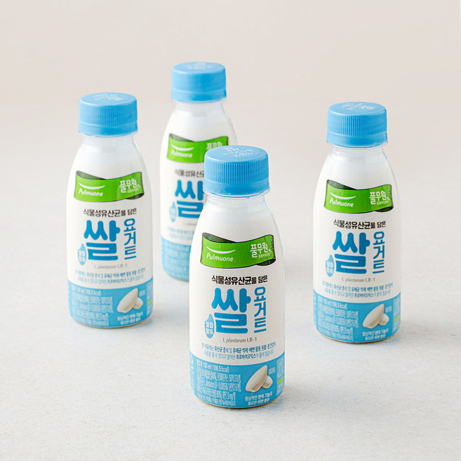 풀무원녹즙 식물성유산균 쌀 요거트, 150ml, 1개입, 4개