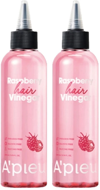 [2입기획] 어퓨 라즈베리 헤어 식초, 200ml, 2개 - 쿠팡