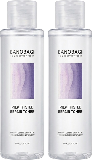 BANOBAGI 佰諾佰琪 台灣公司貨 舒緩修復化妝水, 200ml, 2瓶