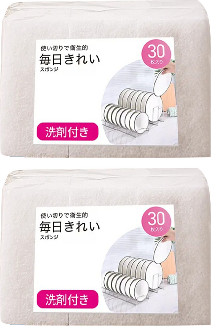 HIKARI 日光生活 免洗劑菜瓜布 S305, 30個, 2組
