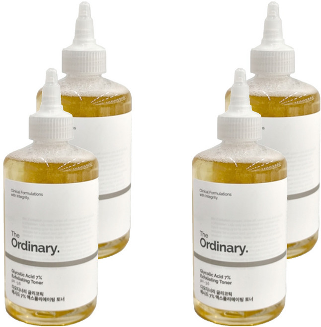 The Ordinary. 甘醇酸去角質化妝水, 240ml, 4瓶