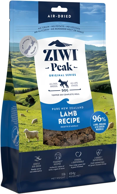 지위픽 전연령 에어드라이 독 건조사료, 양, 454g, 1개 - 쿠팡