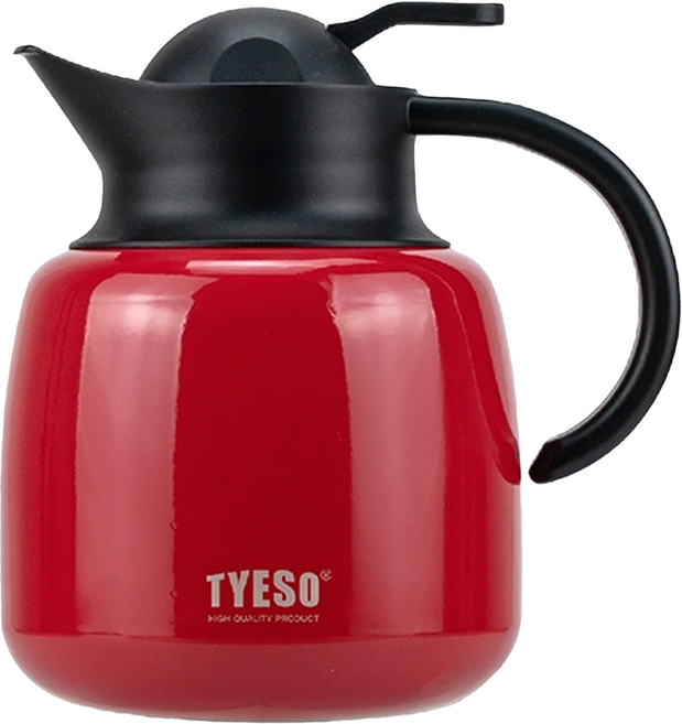 TYESO 泰碩 南瓜保溫壺 555g, 1000ml, 紅色, 1個