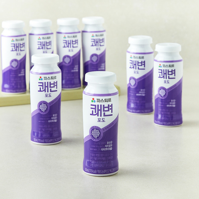 파스퇴르 쾌변 요구르트 포도, 150ml, 4개입, 2개