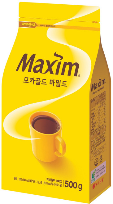 맥심 모카골드 마일드 원두커피, 500g, 1개입, 1개