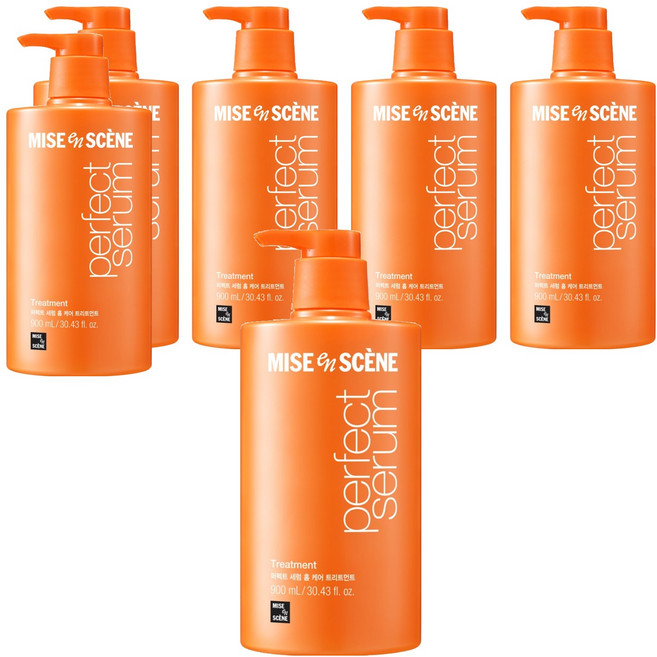 mise en scene 魅尚萱 完美精華居家護理護髮素, 900ml, 6個