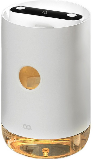 오아 듀얼포그 미니 휴대용 초음파 탁상용 무선 가습기, OHM-070WH, 화이트