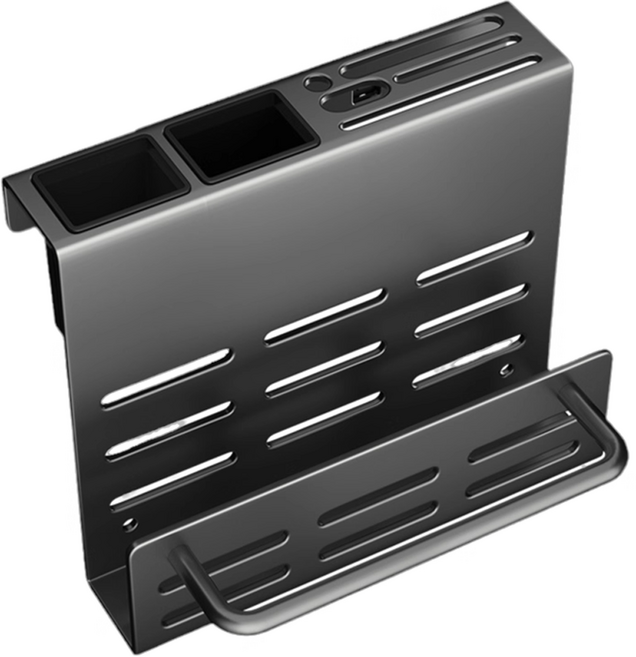 德利生活 廚房刀具餐具置物架 分格收納 整潔有序, 槍灰色, 1組