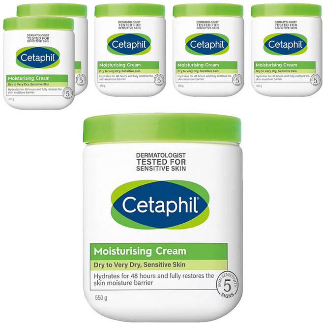 Cetaphil 舒特膚 長效潤膚霜, 550g, 6罐