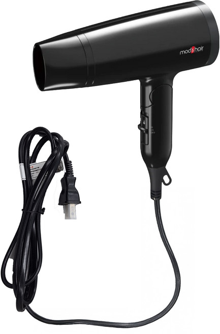 mod's hair 雙負離子吹風機 MHD-1245-K-TW 2.1m3/分大風量 三段控溫, 黑色